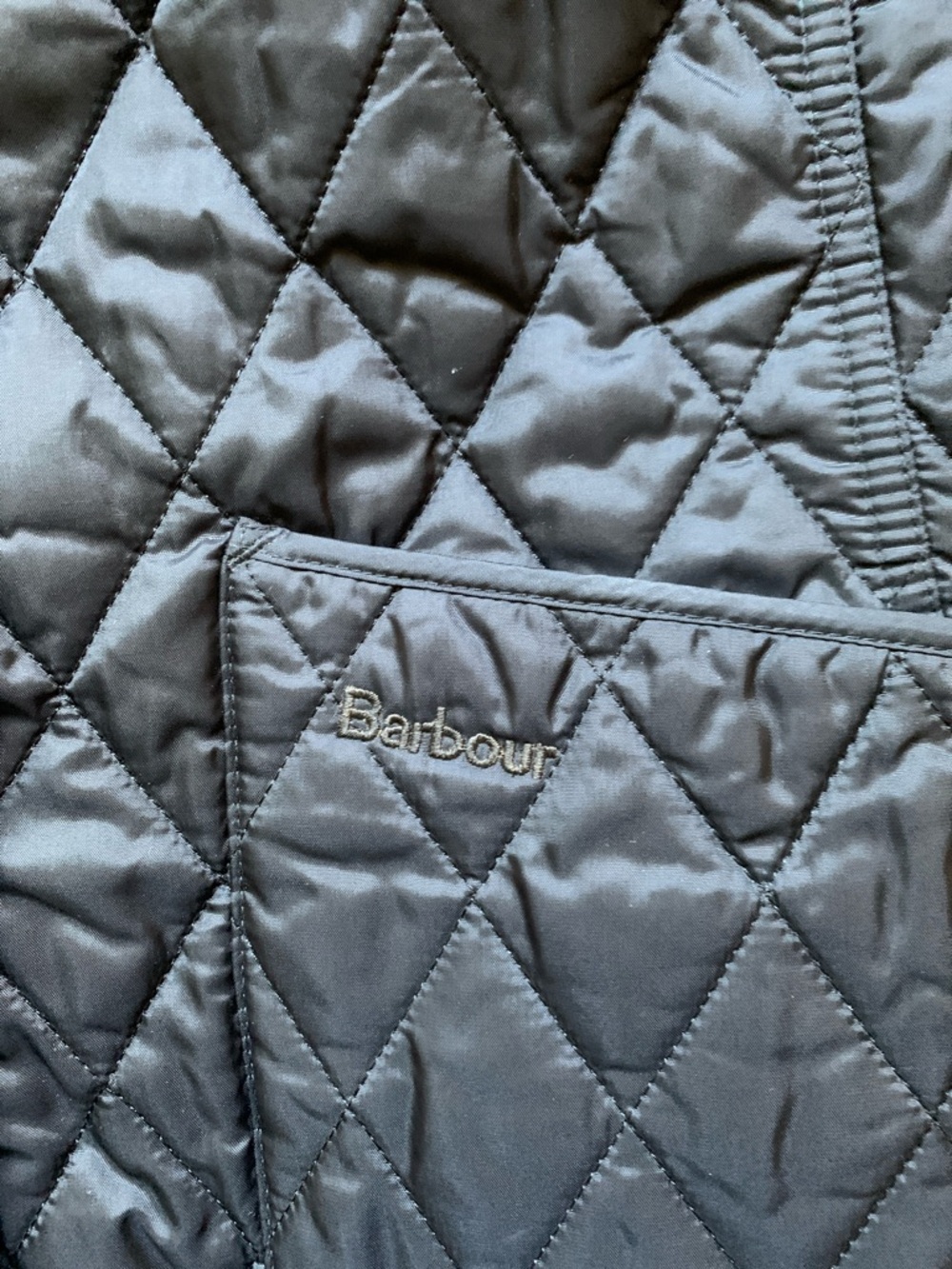 Barbour Womens Quilted Lightweight Jacket Black Medium - Picture 7 of 8